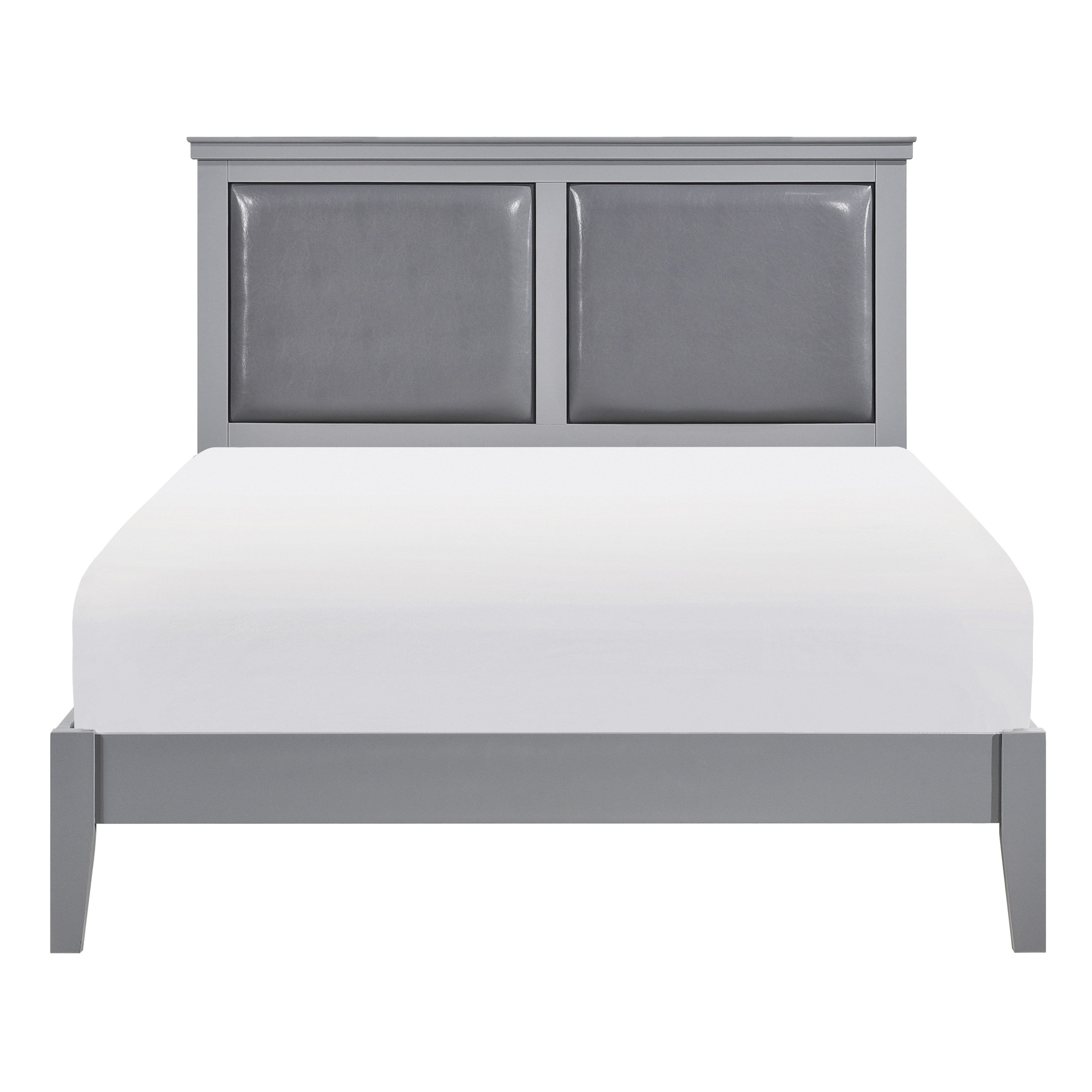 Seabright Gray Full Bed - SET | 1519GYF-1 | 1519GYT-3 - Bien Home Furniture &amp; Electronics