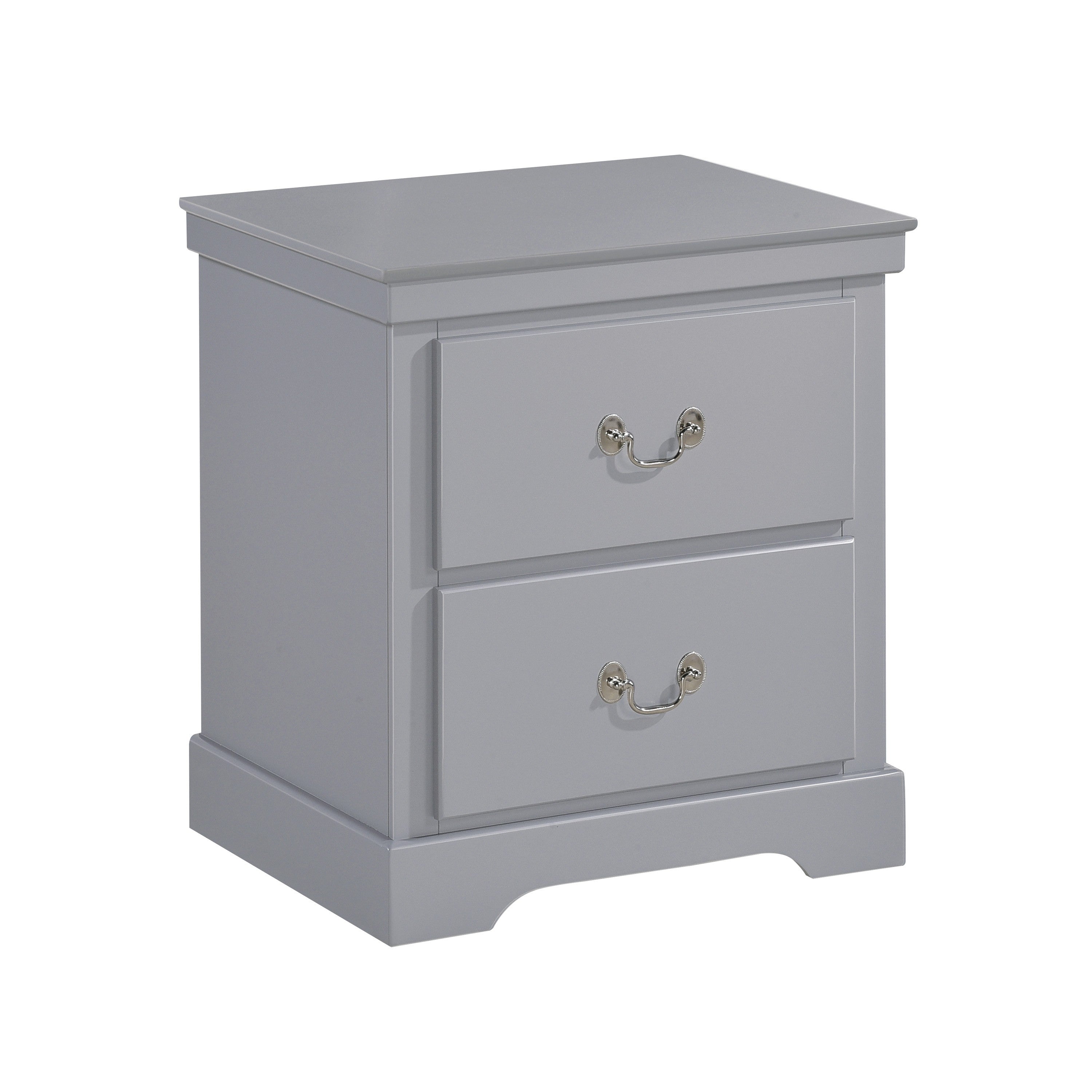 Seabright Gray Nightstand - 1519GY-4 - Bien Home Furniture &amp; Electronics