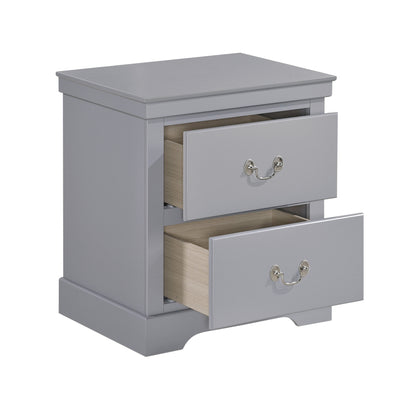 Seabright Gray Nightstand - 1519GY-4 - Bien Home Furniture &amp; Electronics
