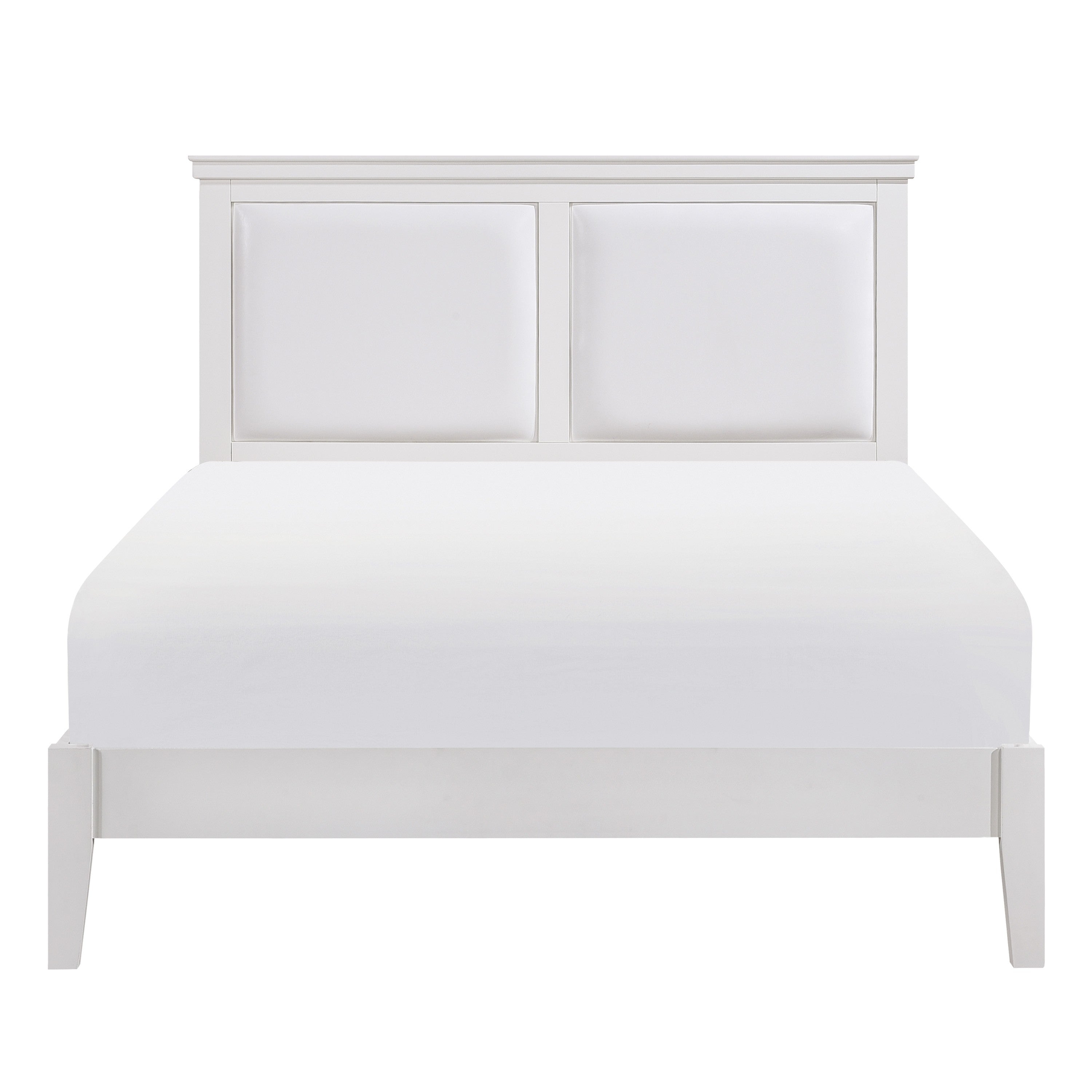 Seabright White Queen Bed - SET | 1519WH-1 | 1519WH-3 - Bien Home Furniture &amp; Electronics