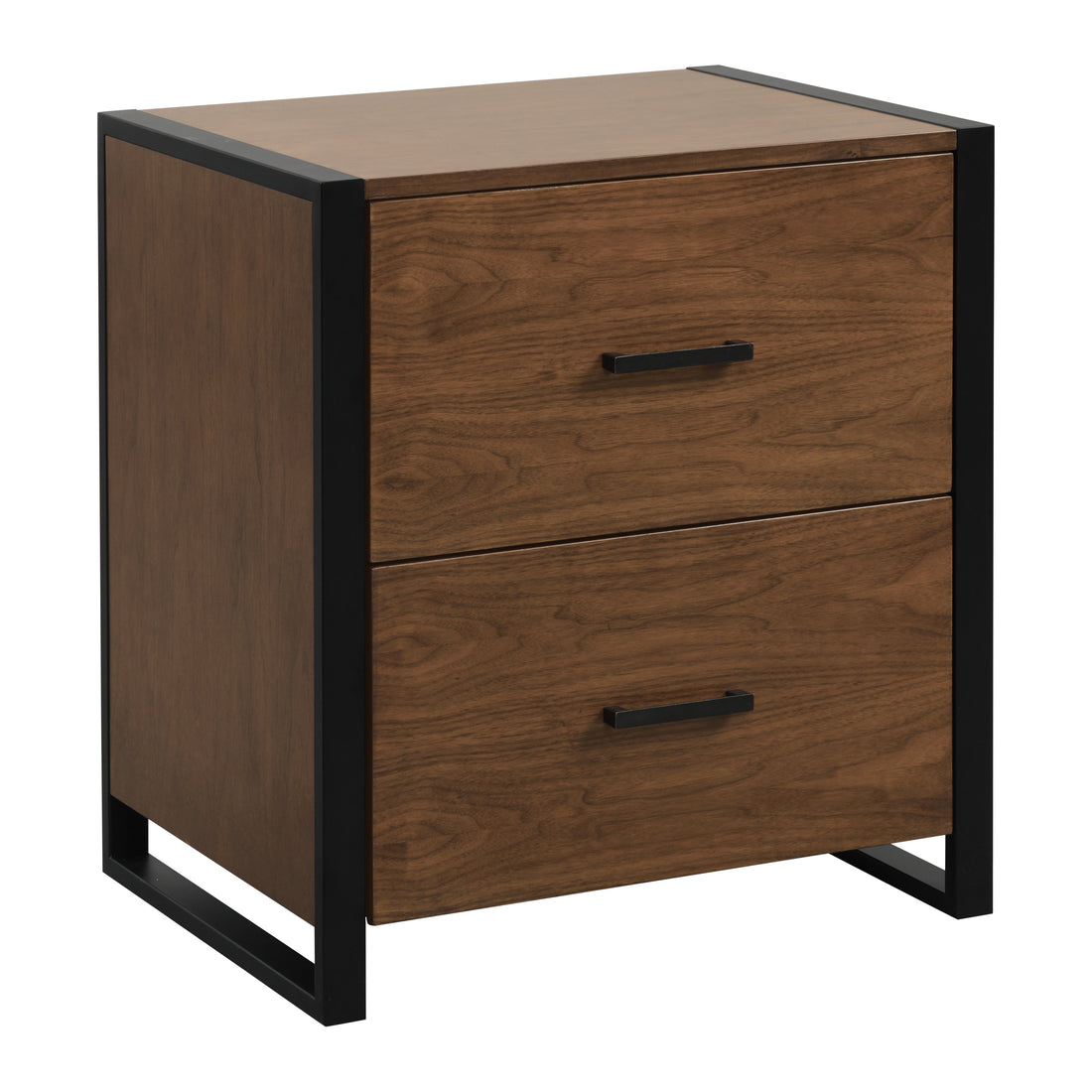 Sedley Walnut/Rustic Black File Cabinet - 5415RF-18 - Bien Home Furniture &amp; Electronics