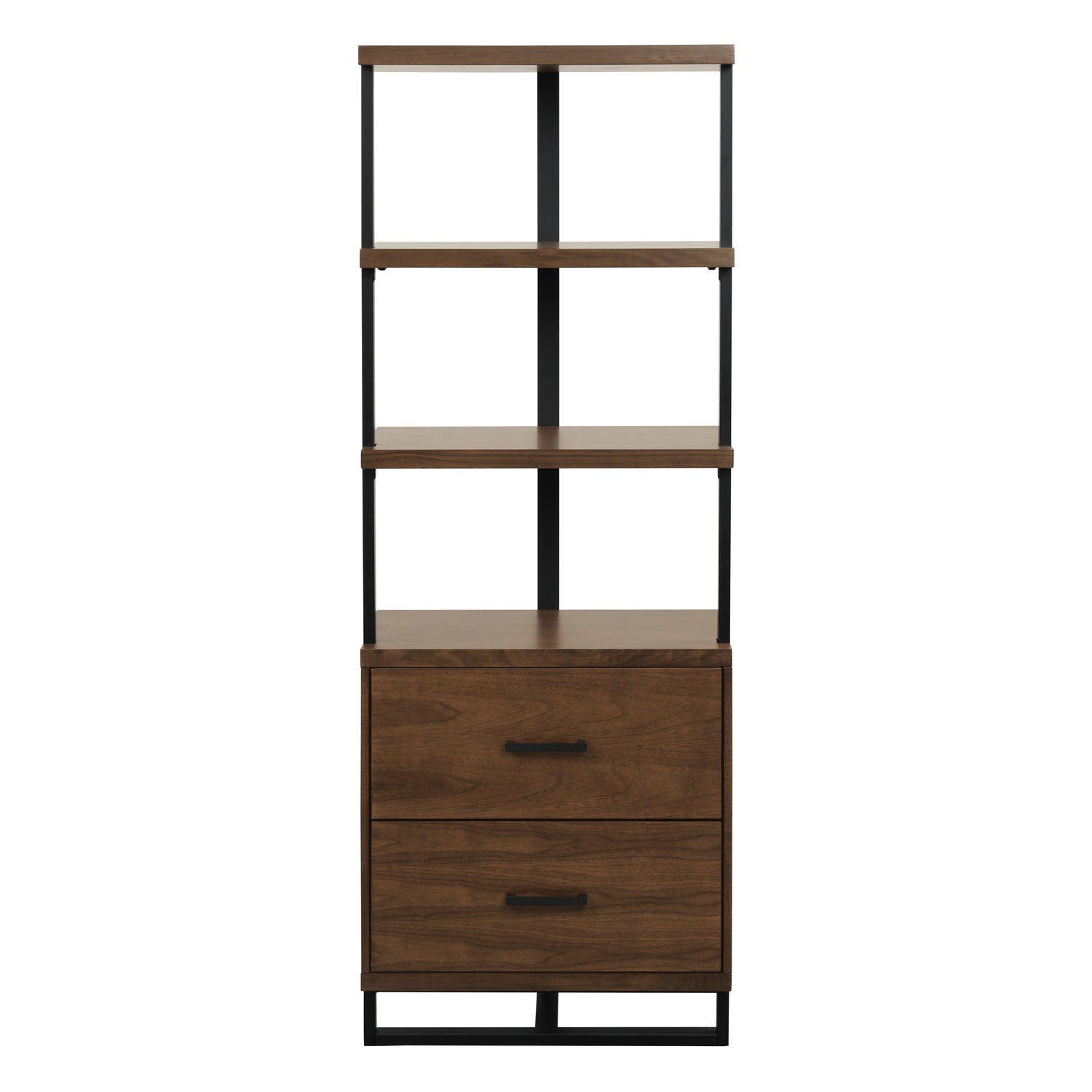 Sedley Walnut/Rustic Black Side Pier - 54150RF-S* - Bien Home Furniture &amp; Electronics