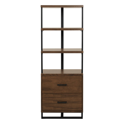 Sedley Walnut/Rustic Black Side Pier - 54150RF-S* - Bien Home Furniture &amp; Electronics