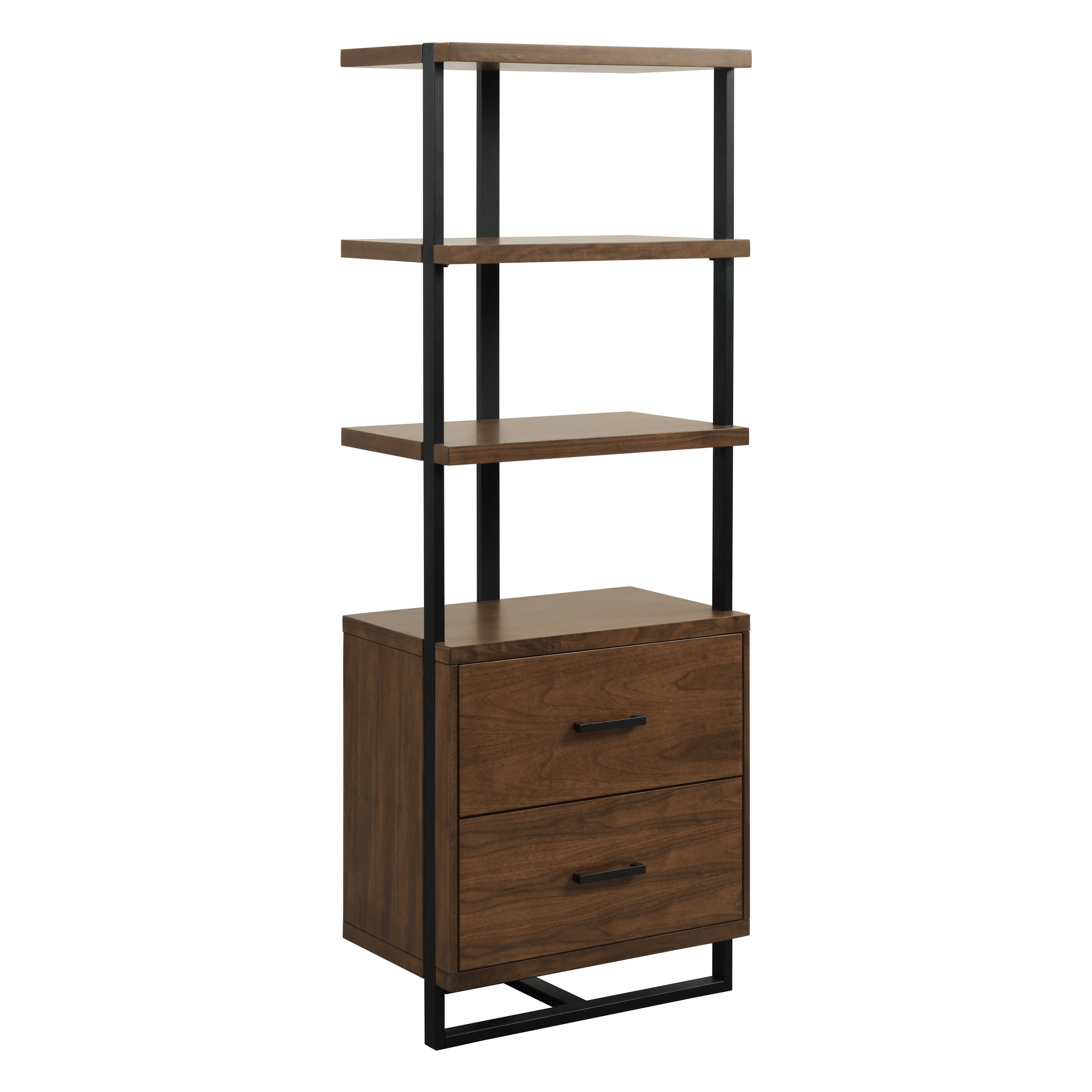 Sedley Walnut/Rustic Black Side Pier - 54150RF-S* - Bien Home Furniture &amp; Electronics