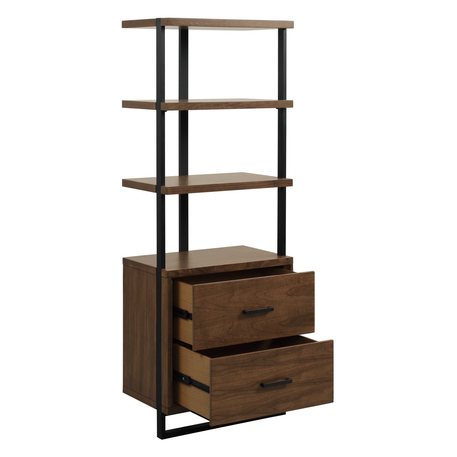 Sedley Walnut/Rustic Black Side Pier - 54150RF-S* - Bien Home Furniture &amp; Electronics