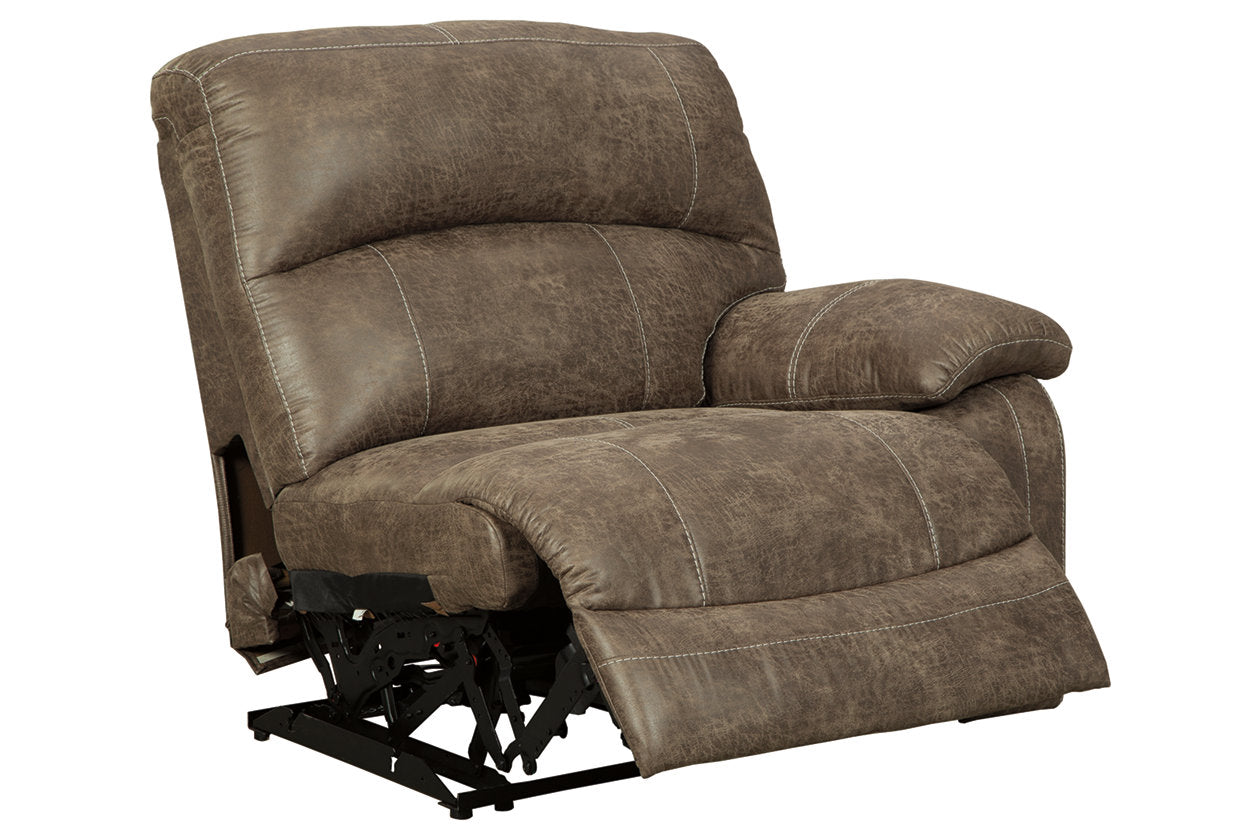 Segburg Driftwood Right-Arm Facing Power Recliner - 3430362 - Bien Home Furniture &amp; Electronics