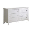 Selena Buttermilk 6-Drawer Dresser - 400233 - Bien Home Furniture & Electronics