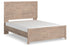 Senniberg Light Brown/White Queen Panel Bed - SET | B1191-71 | B1191-96 - Bien Home Furniture & Electronics