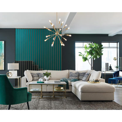 Serene 4-Piece Upholstered Modular Sectional Beige - 551321-SETA - Bien Home Furniture &amp; Electronics