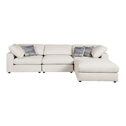 Serene 4-Piece Upholstered Modular Sectional Beige - 551321-SETB - Bien Home Furniture &amp; Electronics
