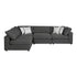 Serene 4-Piece Upholstered Modular Sectional Charcoal - 551324-SETA - Bien Home Furniture & Electronics