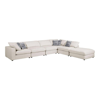 Serene 6-Piece Upholstered Modular Sectional Beige - 551321-SET - Bien Home Furniture &amp; Electronics