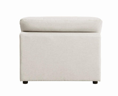 Serene Beige Upholstered Armless Chair - 551321 - Bien Home Furniture &amp; Electronics
