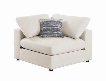 Serene Upholstered Corner Beige - 551322 - Bien Home Furniture &amp; Electronics
