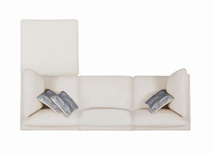Serene Upholstered Corner Beige - 551322 - Bien Home Furniture &amp; Electronics