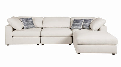 Serene Upholstered Corner Beige - 551322 - Bien Home Furniture &amp; Electronics