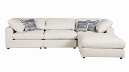 Serene Upholstered Corner Beige - 551322 - Bien Home Furniture &amp; Electronics