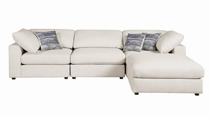 Serene Upholstered Corner Beige - 551322 - Bien Home Furniture &amp; Electronics