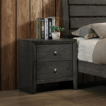Serenity 2-Drawer Nightstand Mod Gray - 215842 - Bien Home Furniture &amp; Electronics
