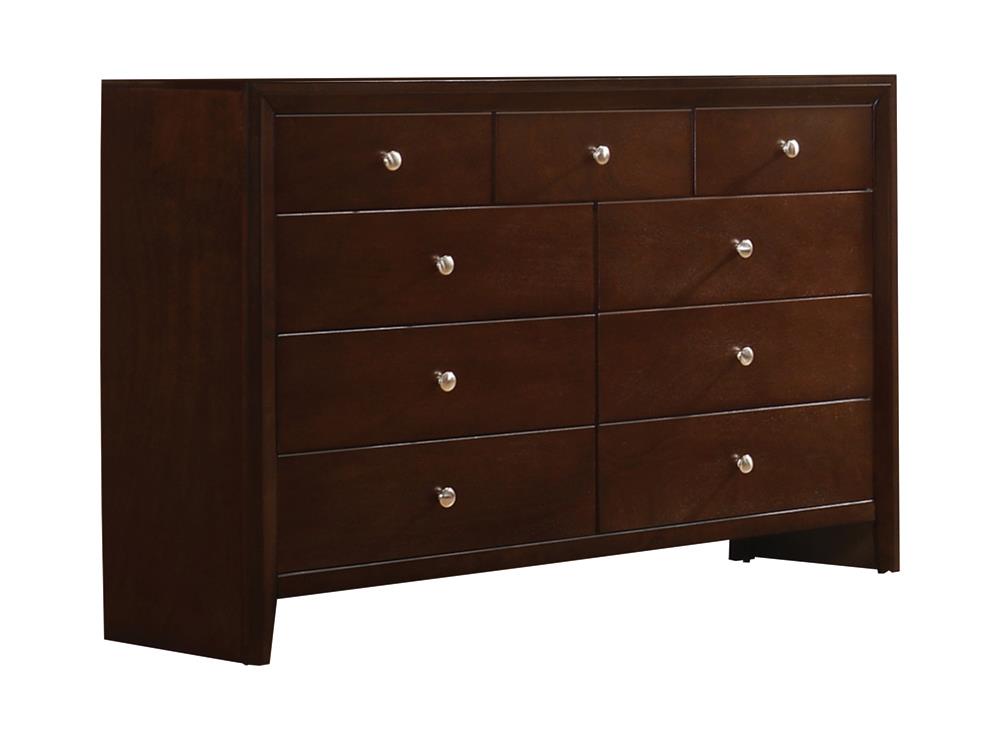 Serenity Rich Merlot Rectangular 9-Drawer Dresser - 201973 - Bien Home Furniture &amp; Electronics