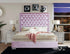 SH228KPNK-1* (2)UPHL VELVET KING BED, PINK - SH228KPNK-1* - Bien Home Furniture & Electronics