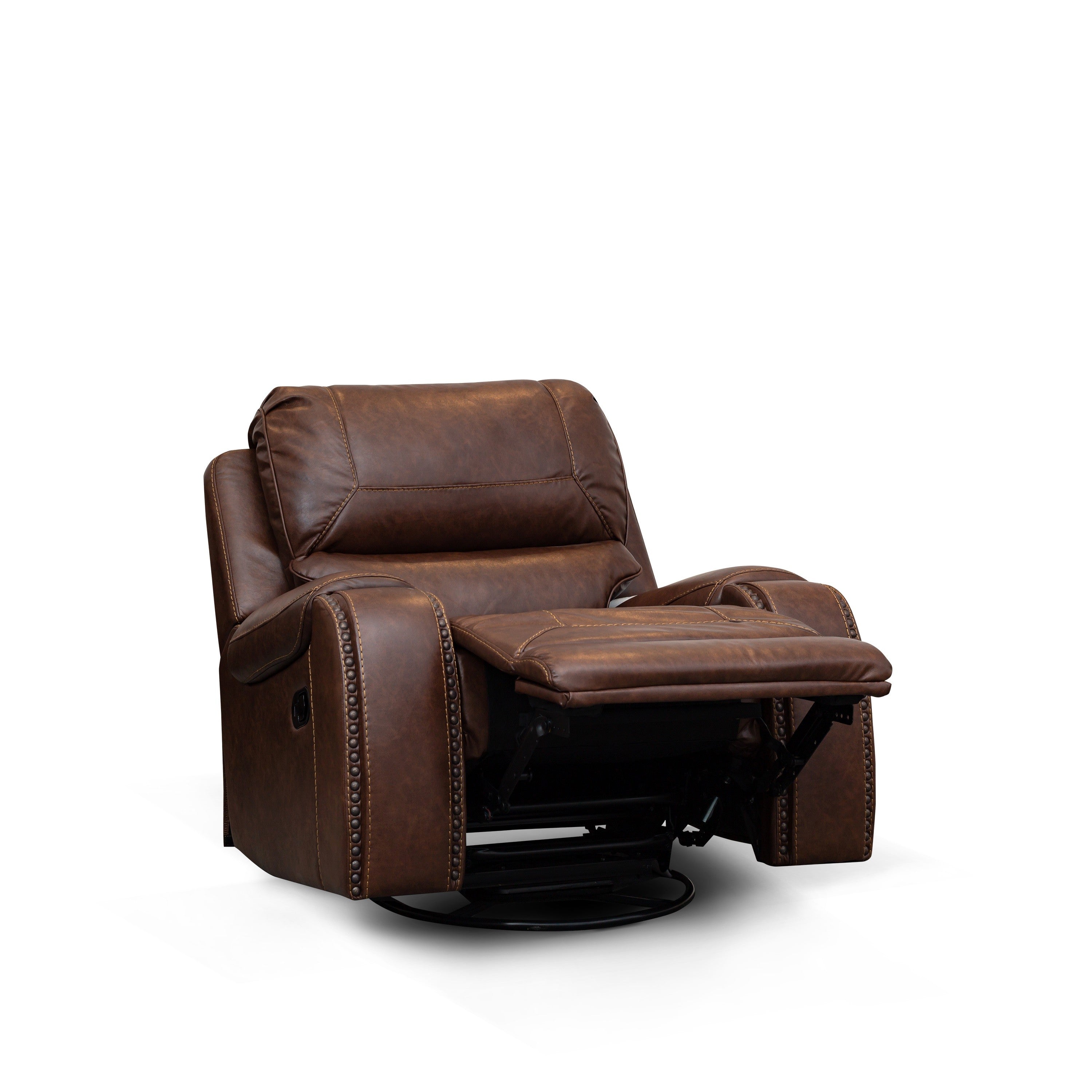 SH3215BRW-1 SWIVEL GLIDER RECLINING  CHAIR - SH3215BRW-1 - Bien Home Furniture &amp; Electronics