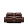 SH3215BRW-2 DOUBLE GLIDER RECLINING Loveseat W/CENTER CONSOLE - SH3215BRW-2 - Bien Home Furniture & Electronics