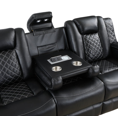 SH8895BLK*2 2 PC SET: SOFA, LOVE - SH8895BLK*2 - Bien Home Furniture &amp; Electronics