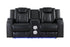 SH8895BLK-2 PW D. RECLN LOVESEAT W/ CONSOLE, PW HEADRESTS, LED LIGHT/SPEAKERS - SH8895BLK-2 - Bien Home Furniture & Electronics