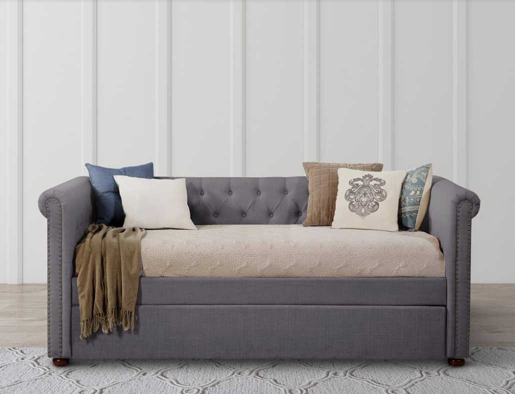 SH9940GY* (3) DAYBED, GREY FINISH - SH9940GY* - Bien Home Furniture &amp; Electronics