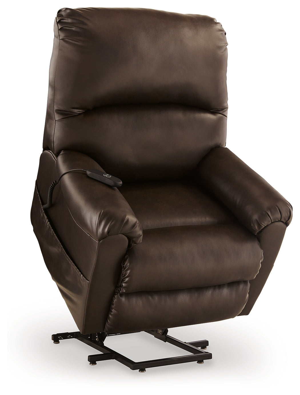 Shadowboxer Chocolate Power Lift Recliner - 4710412 - Bien Home Furniture &amp; Electronics