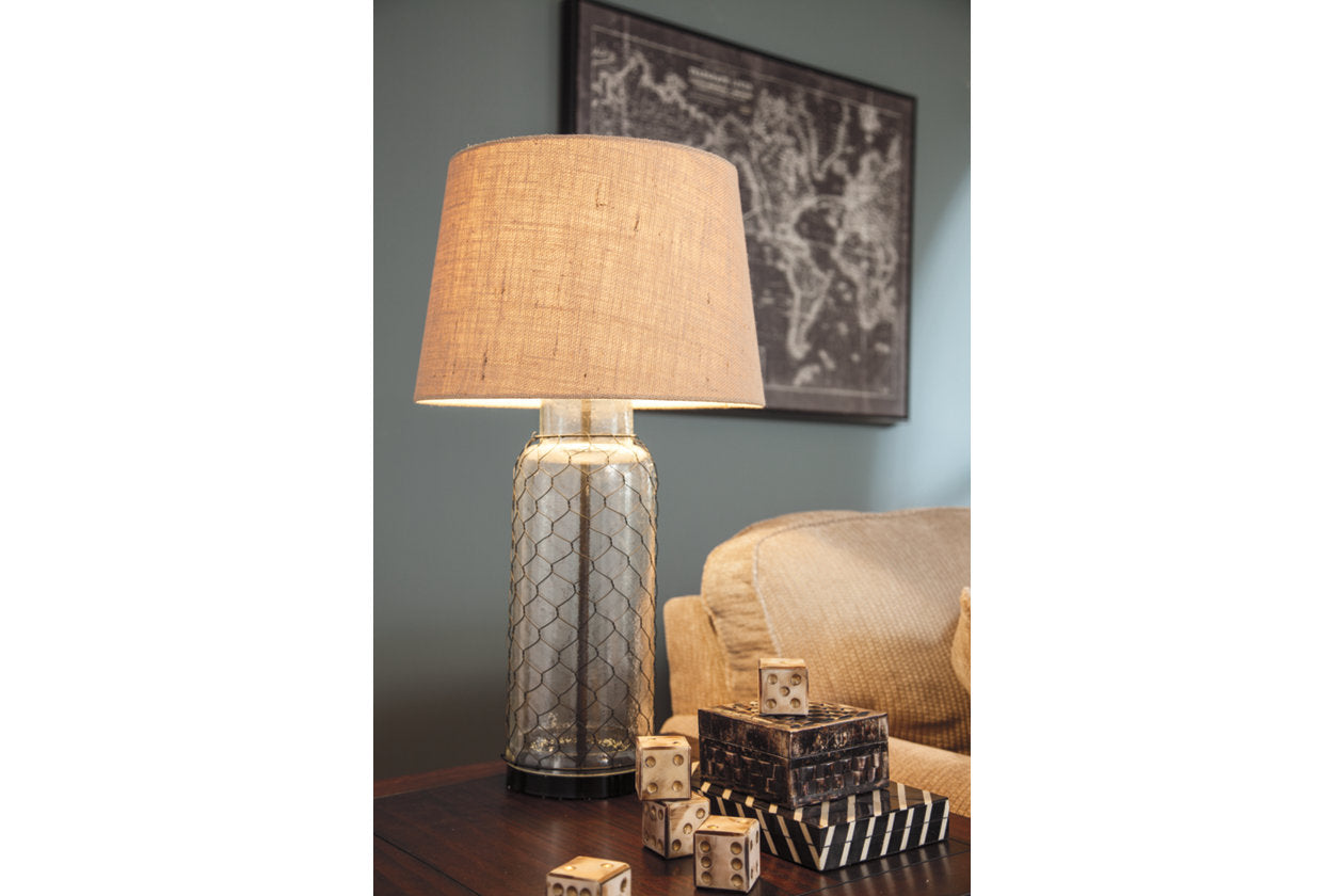 Sharmayne Transparent Table Lamp - L430114 - Bien Home Furniture &amp; Electronics