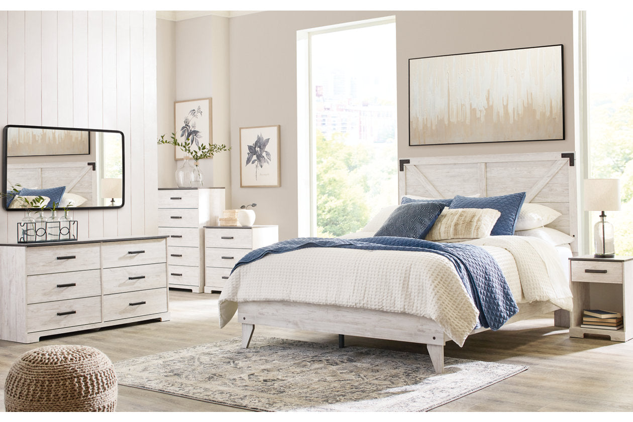 Shawburn Whitewash/Charcoal Gray Dresser - EB4121-131 - Bien Home Furniture &amp; Electronics