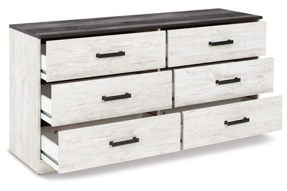 Shawburn Whitewash/Charcoal Gray Dresser - EB4121-131 - Bien Home Furniture &amp; Electronics