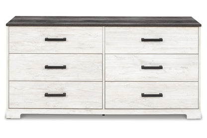 Shawburn Whitewash/Charcoal Gray Dresser - EB4121-131 - Bien Home Furniture &amp; Electronics