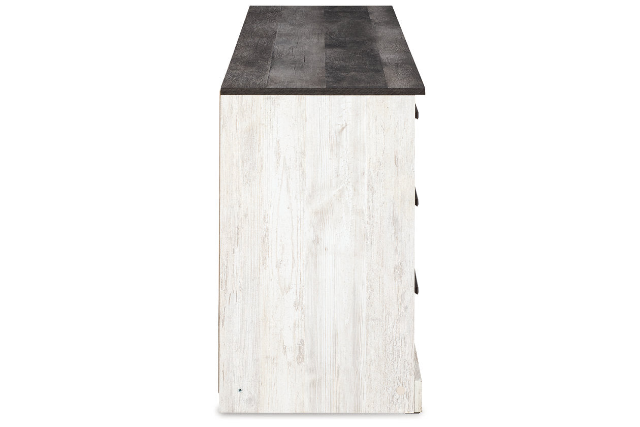 Shawburn Whitewash/Charcoal Gray Dresser - EB4121-131 - Bien Home Furniture &amp; Electronics