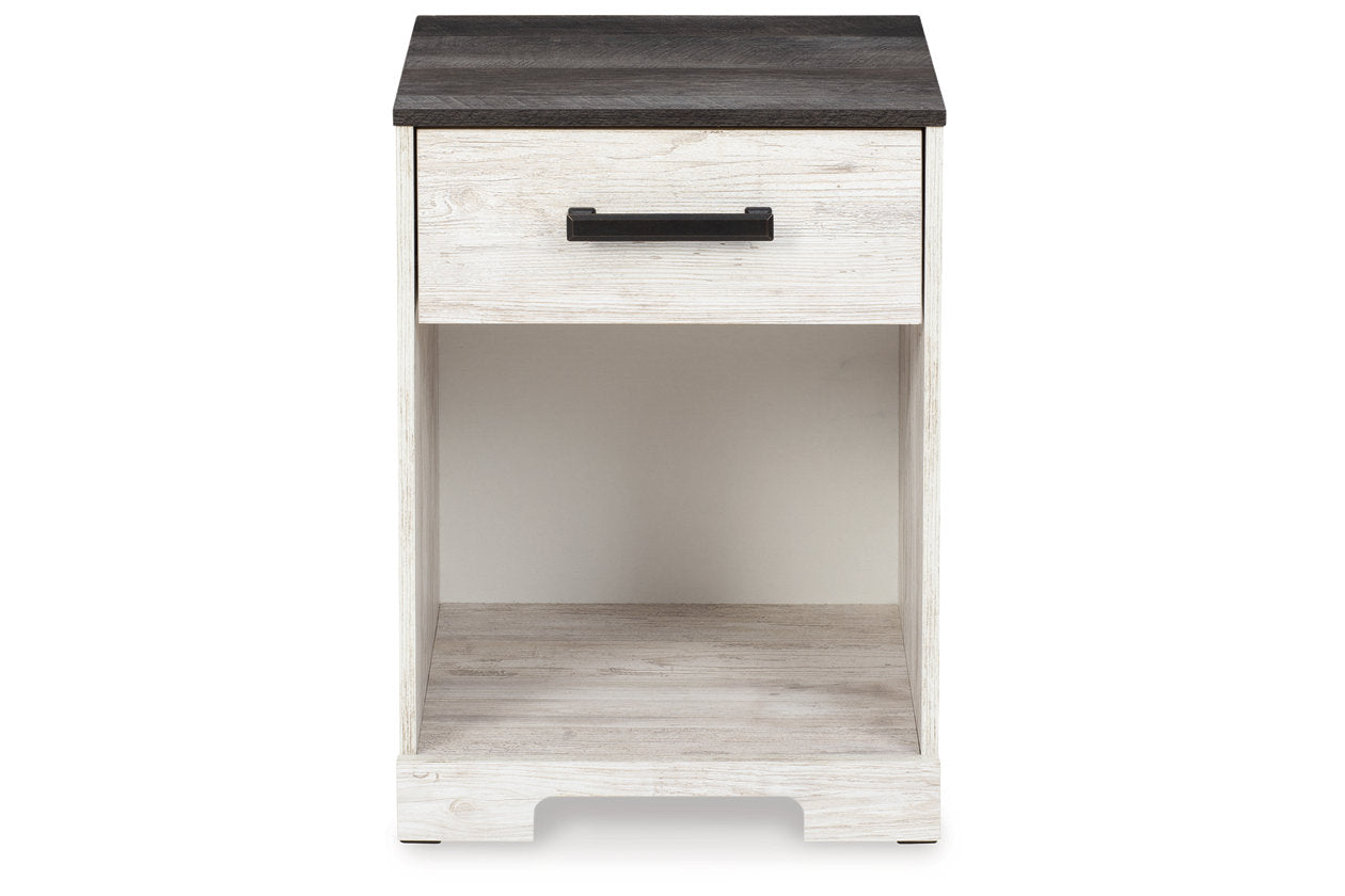 Shawburn Whitewash/Charcoal Gray Nightstand - EB4121-191 - Bien Home Furniture &amp; Electronics
