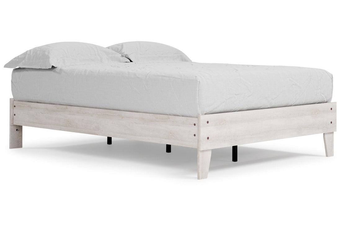 Shawburn Whitewash Full Platform Bed - EB4121-112 - Bien Home Furniture &amp; Electronics