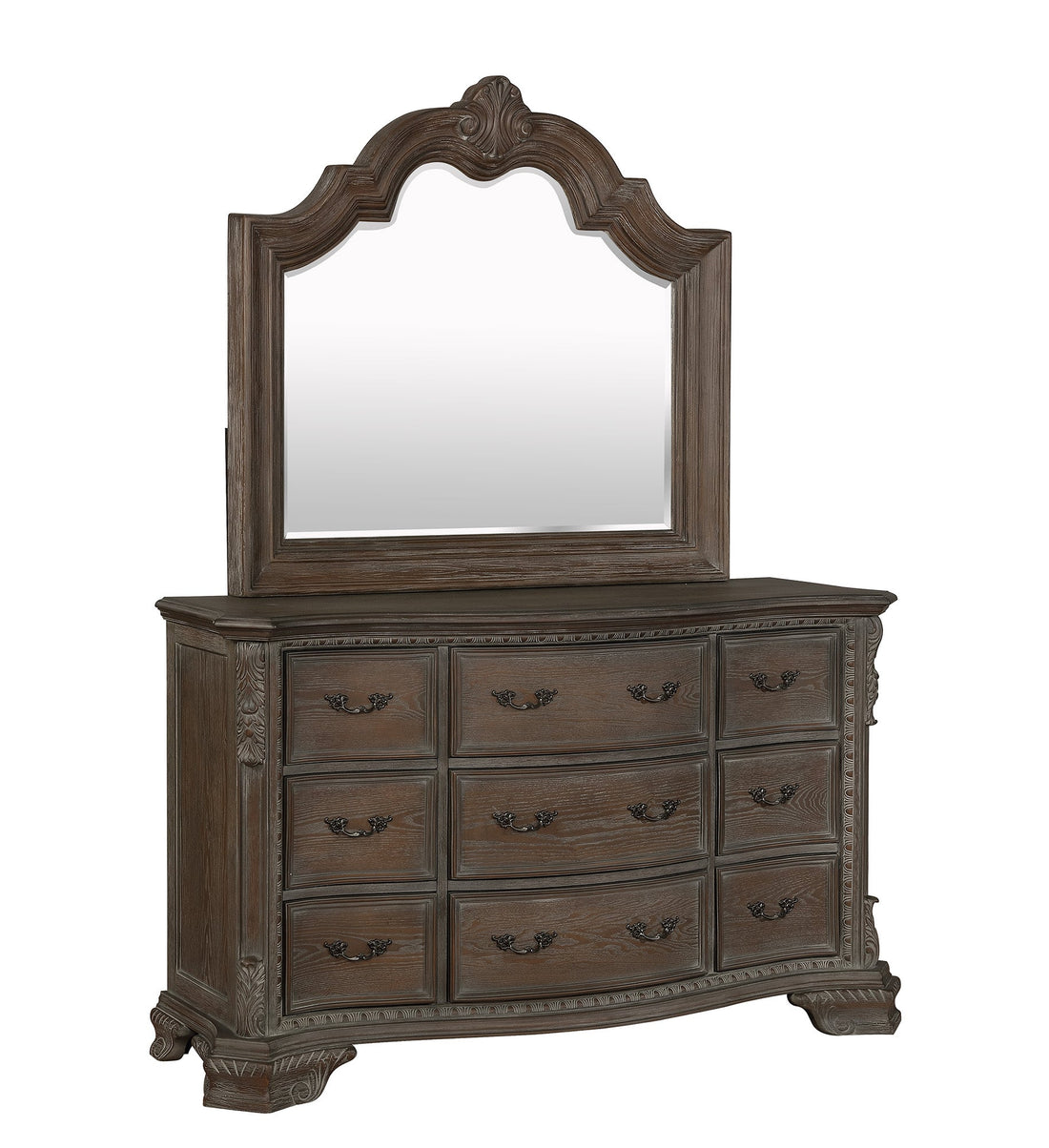 Sheffield Antique Gray Dresser - B1120-1 - Bien Home Furniture &amp; Electronics