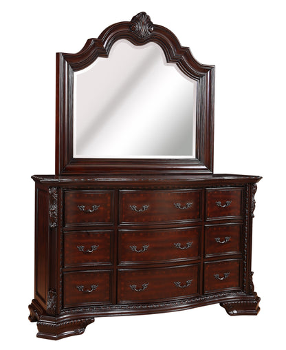 Sheffield Rich Brown Bedroom Mirror (Mirror Only) - B1100-11 - Bien Home Furniture &amp; Electronics