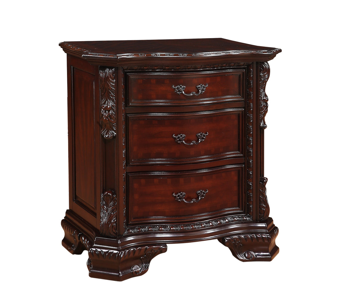 Sheffield Rich Brown Nightstand - B1100-2 - Bien Home Furniture &amp; Electronics