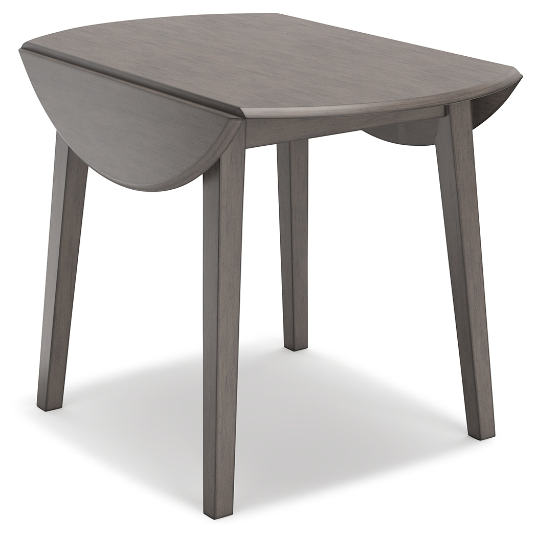 Shullden Gray Drop Leaf Dining Table - D194-15 - Bien Home Furniture &amp; Electronics