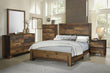 Sidney Rustic Pine Panel Bedroom Set - SET | 223141Q | 223142 | 223145 - Bien Home Furniture & Electronics