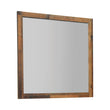 Sidney Rustic Pine Square Mirror - 223144 - Bien Home Furniture & Electronics