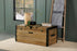 Simmons Natural/Black Rectangular Storage Trunk - 959553 - Bien Home Furniture & Electronics