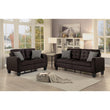 Sinclair Chocolate Living Room Set - SET | 8202CH-3 | 8202CH-2 - Bien Home Furniture & Electronics