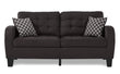 Sinclair Chocolate Sofa - 8202CH-3 - Bien Home Furniture & Electronics