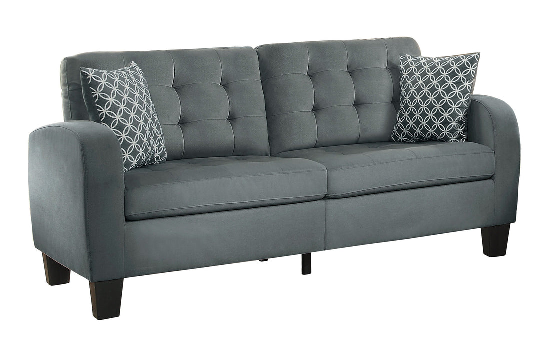 Sinclair Gray Sofa - 8202GRY-3 - Bien Home Furniture &amp; Electronics