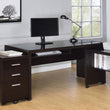 Skeena Cappuccino Computer Desk with Keyboard Drawer - 800901 - Bien Home Furniture & Electronics