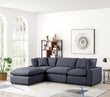 SKY Black Linen Modular Sectional - SKY BLACK LINEN - Bien Home Furniture & Electronics